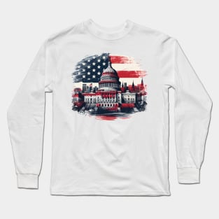 Washington DC Long Sleeve T-Shirt